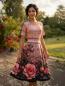 Preview: Roses and Notes - Bordüre - Jersey