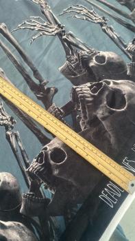 Preview: Deadly Bones - Bordüre - Jersey 2 m coupon