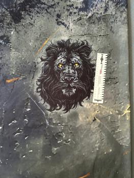 Lionseye - großes Panel - French Terry
