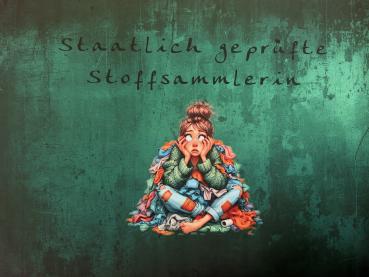 Staatlich geprüfte Stoffsammlerin softshell Taschenpanel