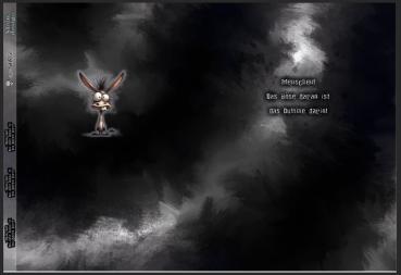 Menschen. Das Böse daran ist das Dumme darin - kleines Panel - Jersey B-Ware