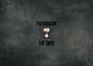 Psychisch am Ente  - Softshellpaneel Tasche