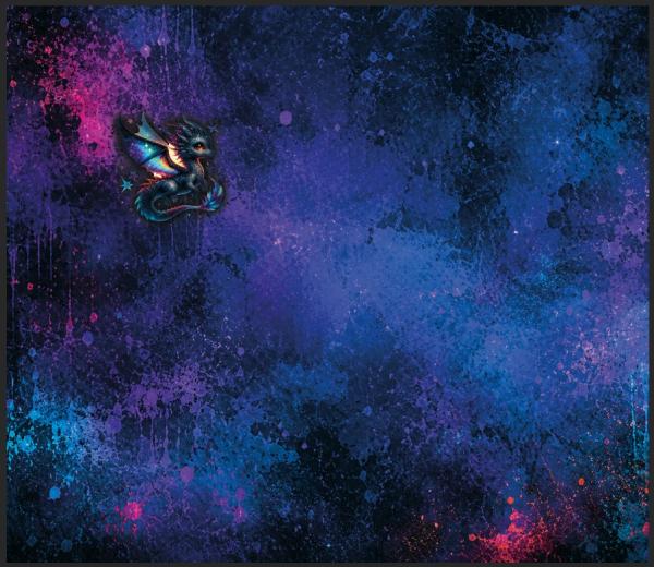 Shadow (Drachenserie) - 1,3-m-Paneel - Jersey