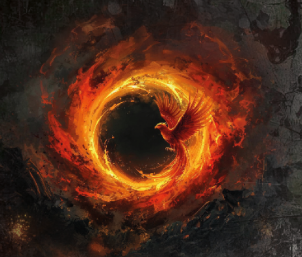 Flammengeist - 2m Panel - French Terry