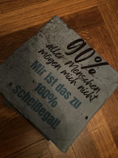 90% aller Menschen...  - Jersey - kleines Panel